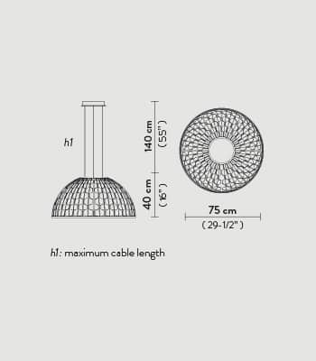 Slamp Dome L pendel