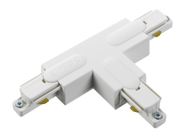 Global 1F T-stykke venstre GB39 Hvid