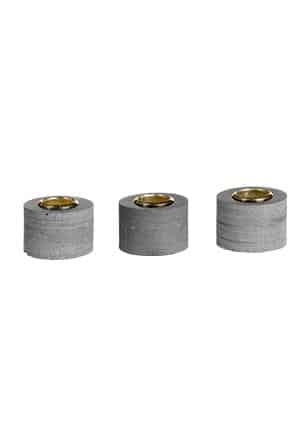 HH LUX Basalt Let poleret lysestage