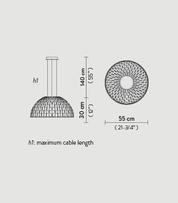 Slamp Dome pendel