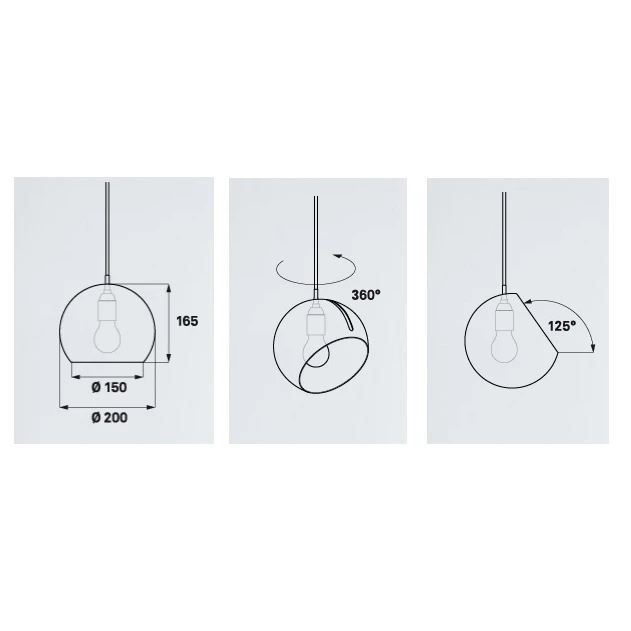 Nyta Tilt Globe Pendel